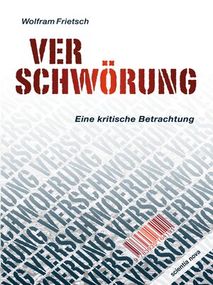 cover image of Verschwörung